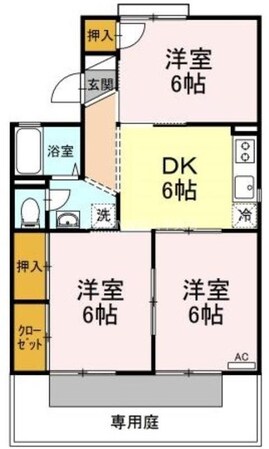 エントピア新保Ａの物件間取画像